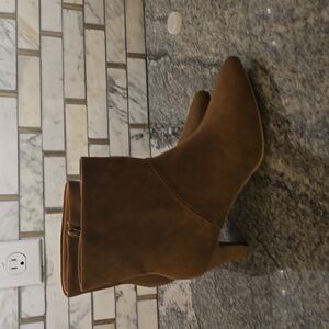 Universal Thread Pointed Toe Heeled Booties "Frances"